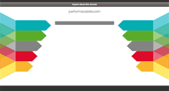 Desktop Screenshot of performacebike.com